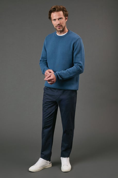 Premium Pure Cotton Crew Neck Jumper - Image 2