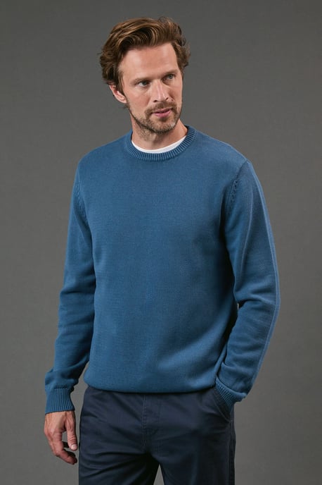 Premium Pure Cotton Crew Neck Jumper - Image 4