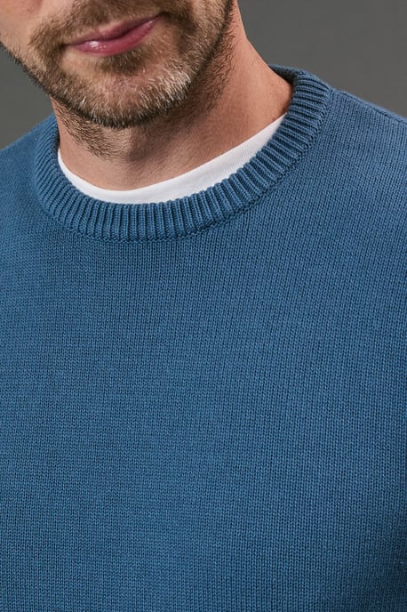 Premium Pure Cotton Crew Neck Jumper - Image 5