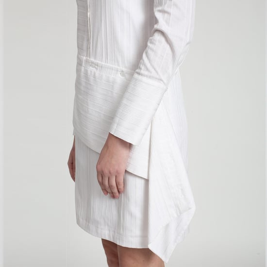 Verwijderbare mouwen gestructureerde shirtjurk - Image 5