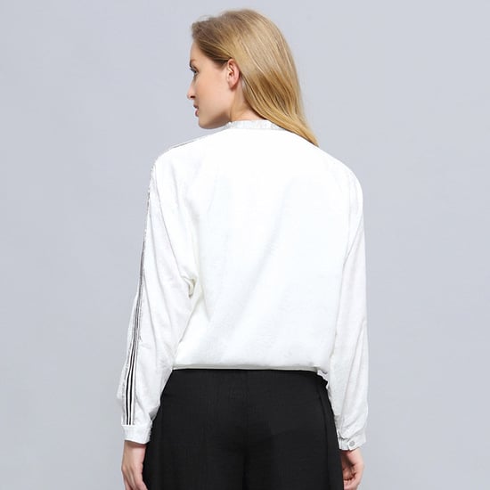Light Embossed Bomber jacket - Image 5
