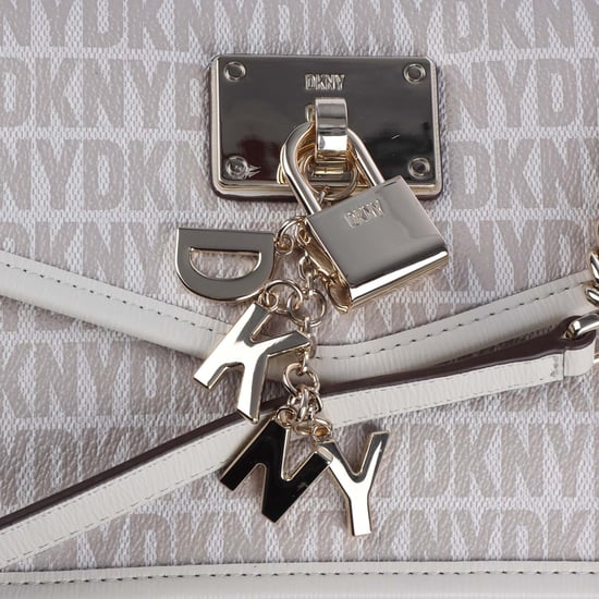 Accessories DKNY Elissa Sm Flap Shoulder Bag in Brown - Image 4