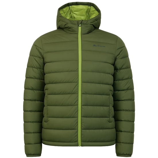 Ben Sherman Signature Mens Khaki Padded Jacket - Image 1