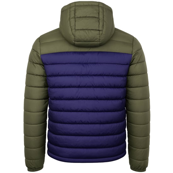 Ben Sherman Signature Mens Green/Navy Padded Jacket - Image 2