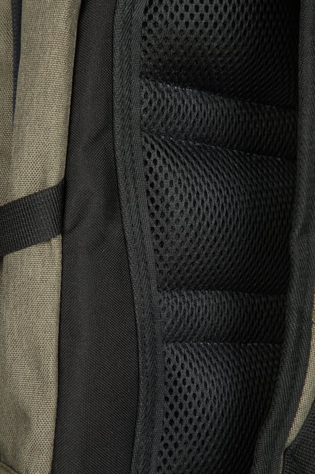 'Vic' Unisex Laptop Bag with Multiple Pockets Everyday Travel Backpack Dark Green - Image 4