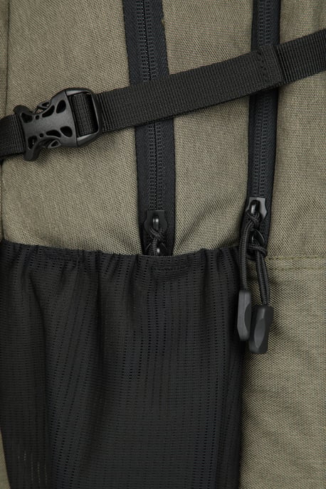 'Vic' Unisex Laptop Bag with Multiple Pockets Everyday Travel Backpack Dark Green - Image 5