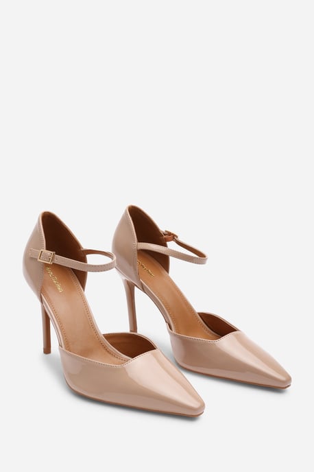 Wheres That From Womens 'Winnie' Pointed Toe Stilleto Court Heeled Shoe with Buckle Strap - Image 4