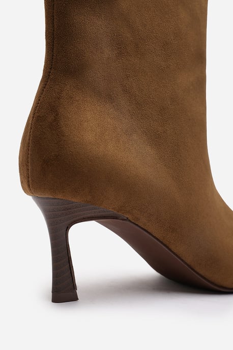 Wheres That From Womens 'Aubrey' Suede Pointed Toe Ankle Low Heel Boot - Image 6