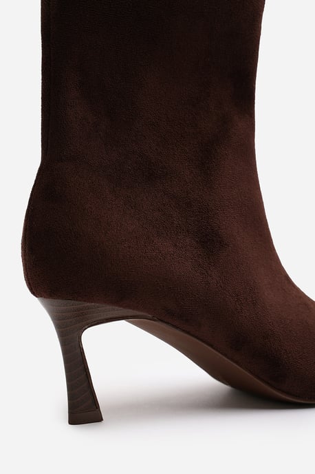 Wheres That From Womens 'Aubrey' Suede Pointed Toe Ankle Low Heel Boot - Image 5