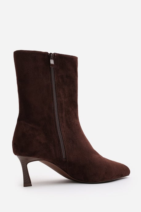 Wheres That From Womens 'Aubrey' Suede Pointed Toe Ankle Low Heel Boot - Image 6