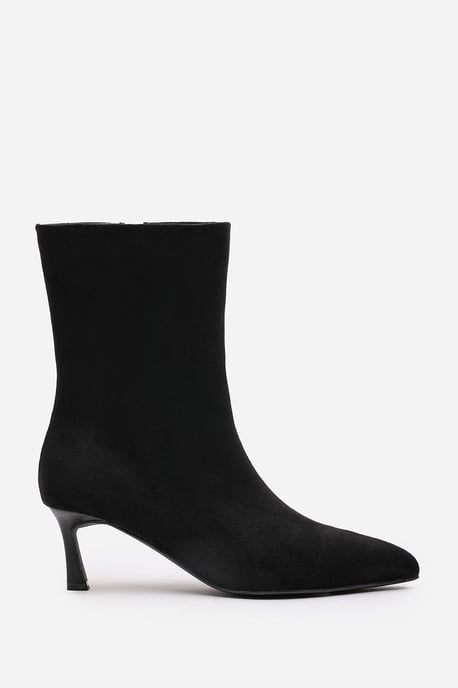 Wheres That From Womens 'Aubrey' Suede Pointed Toe Ankle Low Heel Boot - Image 2