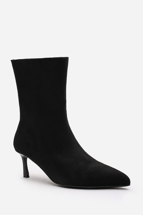 Wheres That From Womens 'Aubrey' Suede Pointed Toe Ankle Low Heel Boot - Image 3