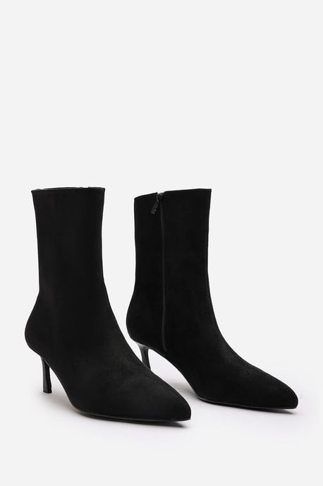 Wheres That From Womens 'Aubrey' Suede Pointed Toe Ankle Low Heel Boot - Image 4