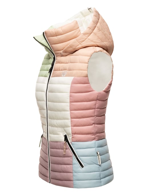 Navahoo Shadaa Multikulti dames gewatteerde bodywarmer – Licht, kleurrijk & trendy - Image 3