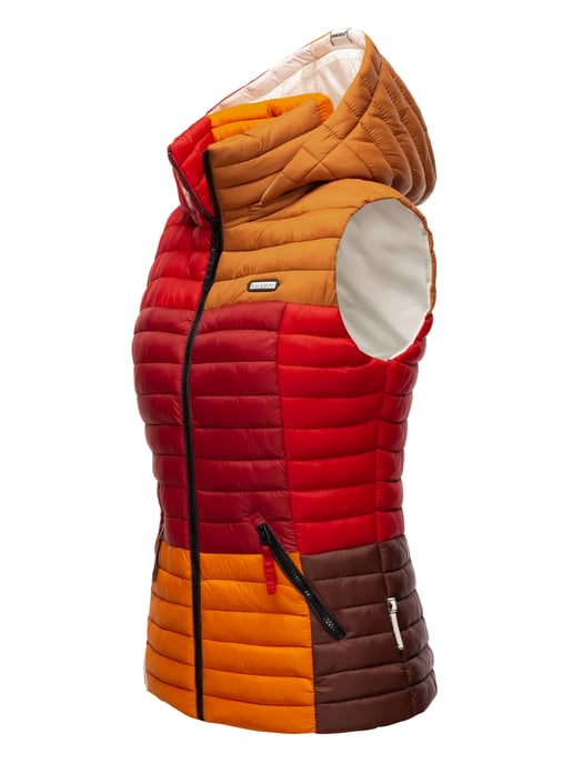 Navahoo Shadaa Multikulti dames gewatteerde bodywarmer – Licht, kleurrijk & trendy - Image 3
