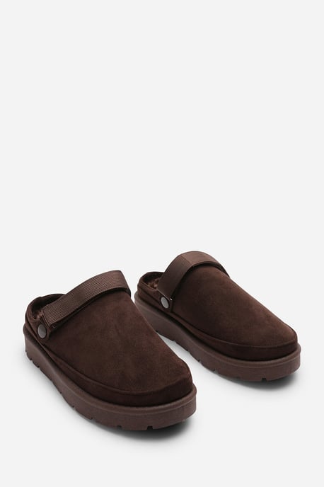 Wheres That From Womens 'Lumina' Cosy Adjustable Sling Back Faux-Suede Shoes - Image 4