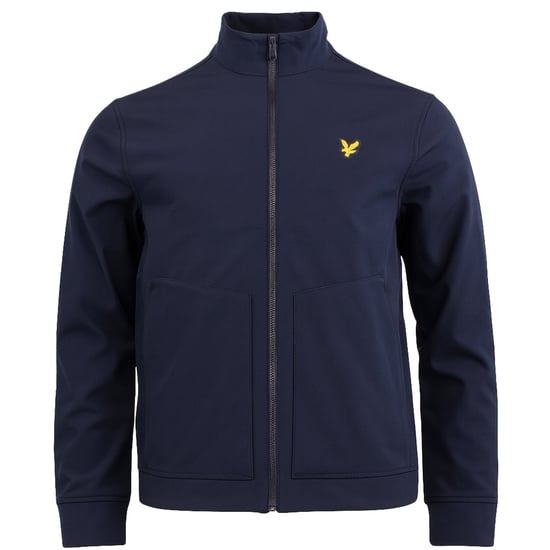 Lyle & Scott Funnel Neck Mens Navy Softshell Jacket - Image 1