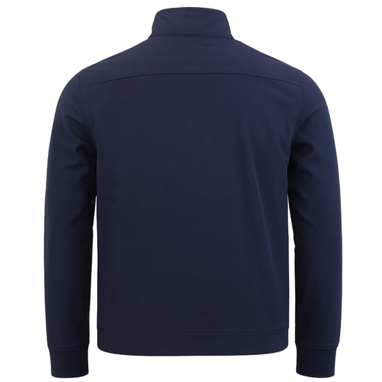 Lyle & Scott Funnel Neck Mens Navy Softshell Jacket - Image 2