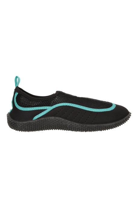 'Bermuda' Women's Aqua Shoe with Top Mesh Panel Slip On Summer Beach Sandals Teal - Image 2