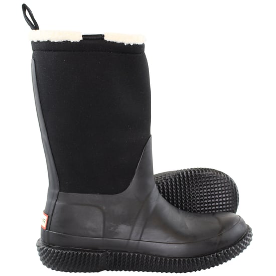 Hunter Sherpa Webbing Womens Black Wellington Boots - Image 4