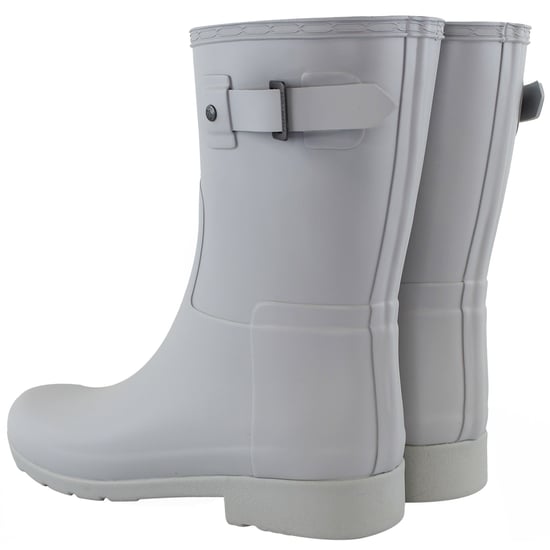Hunter Refined Short Womens Grey Wellington Boots - Image 3