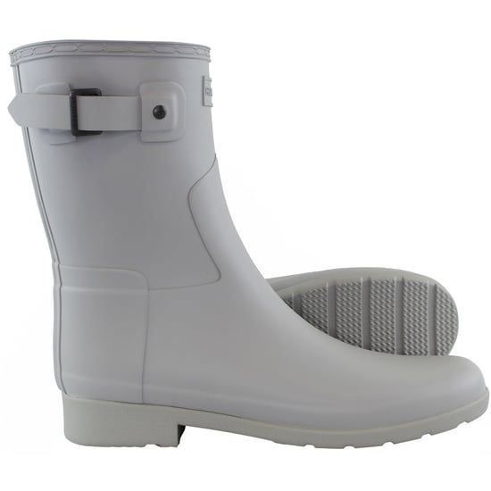 Hunter Refined Short Womens Grey Wellington Boots - Image 4