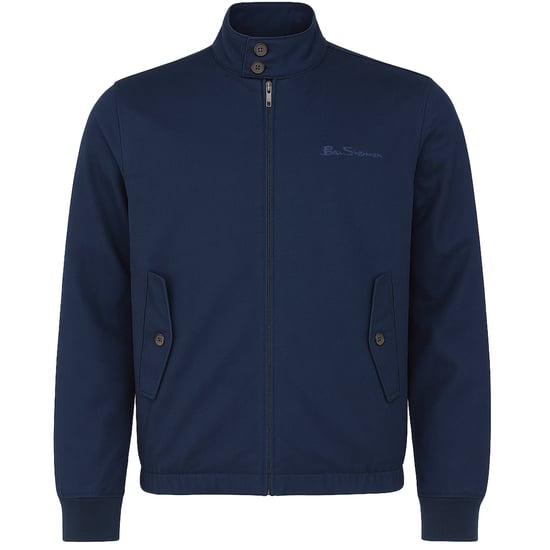 Ben Sherman Signature Mens Dark Navy Harrington Jacket - Image 1