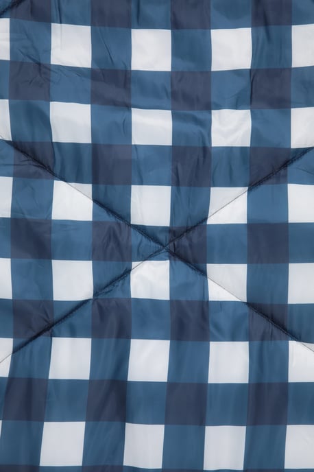 'Apex 250' Square Sleeping Bag Insulated Summer Camping Sack Bed Dark Blue - Image 5