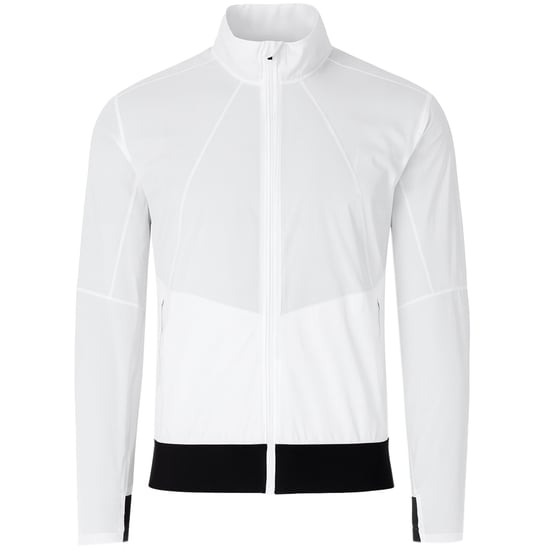 Asics MetaRun Mens White Softshell Jacket - Image 1