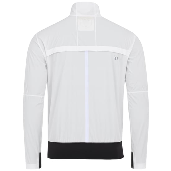 Asics MetaRun Mens White Softshell Jacket - Image 2