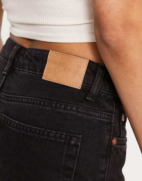 Weekday – Pin – Svarta jeans med raka ben och med medelhög midja - Image 3