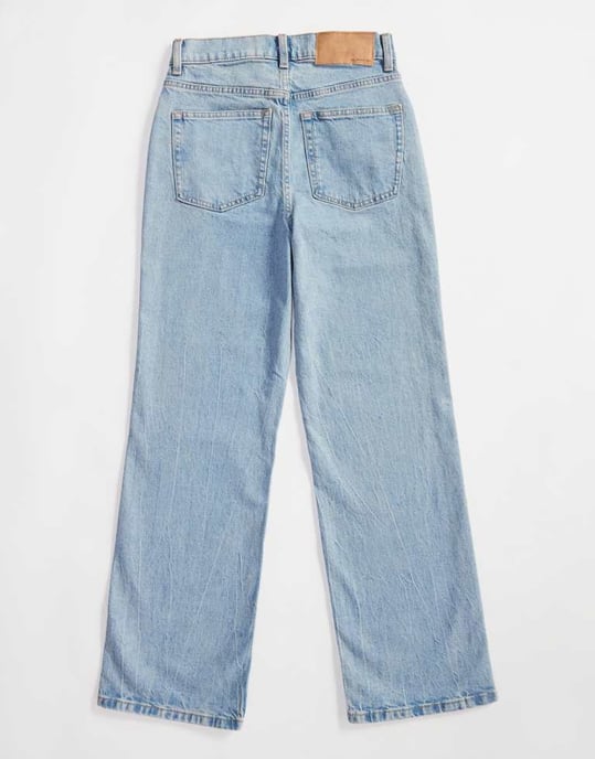 ASOS DESIGN – Ljusblå, bekväma, stretchiga raka jeans - Image 4