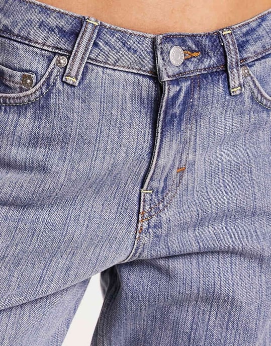 Weekday – Ample – Blå jeans med raka ben och låg midja och lös passform - Image 3