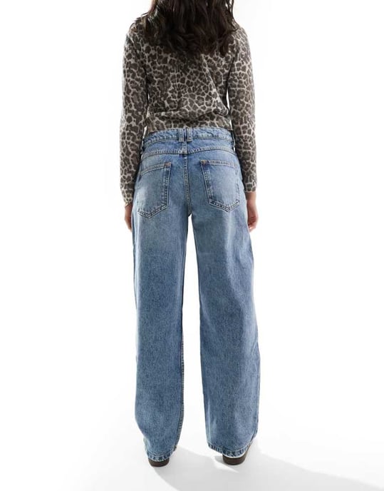 ASOS DESIGN – Mellantvättade baggy jeans - Image 2