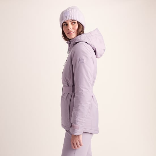 Meribel Womens Ski Jacket - Lavender Grey - Image 5