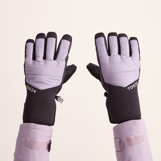 Adventure Ski Gloves - Lavender Grey - Image 3