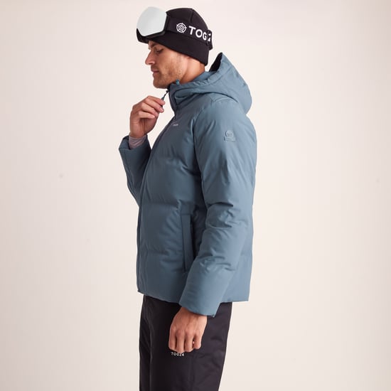 Davos Mens Ski Jacket - Fjord Blue - Image 5