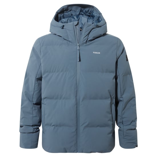 Davos Mens Ski Jacket - Fjord Blue - Image 6