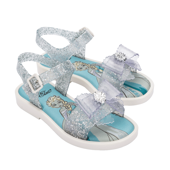 Ultragirl Sweet XII Sandals in Glitter Clear / White - Image 4