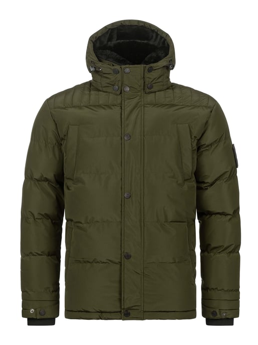 Alessandro Salvarini heren winterjas AS-326 met teddyvoering en afneembare capuchon - Image 2