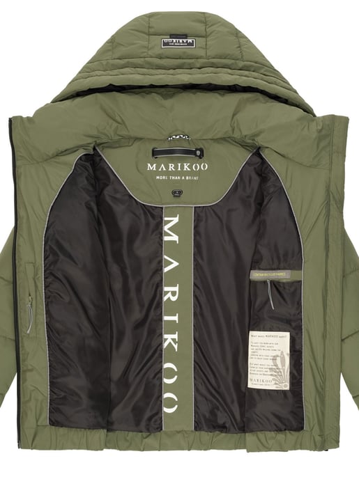 Marikoo gewatteerde winterjas met capuchon – Nayanaa - Image 6