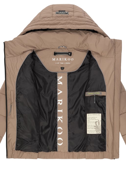 Marikoo gewatteerde winterjas met capuchon – Nayanaa - Image 6