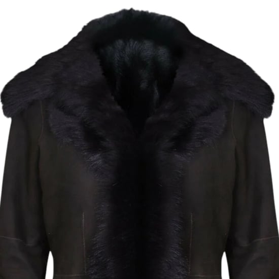 Dames bruine Toscaanse schapen suède trenchcoat - Celeste - Image 6