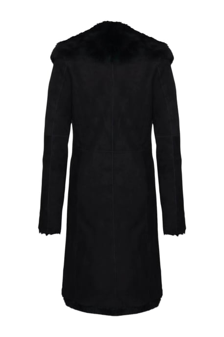 Zwarte Toscaanse schapensuède leren trenchcoat voor dames - Celeste - Image 5