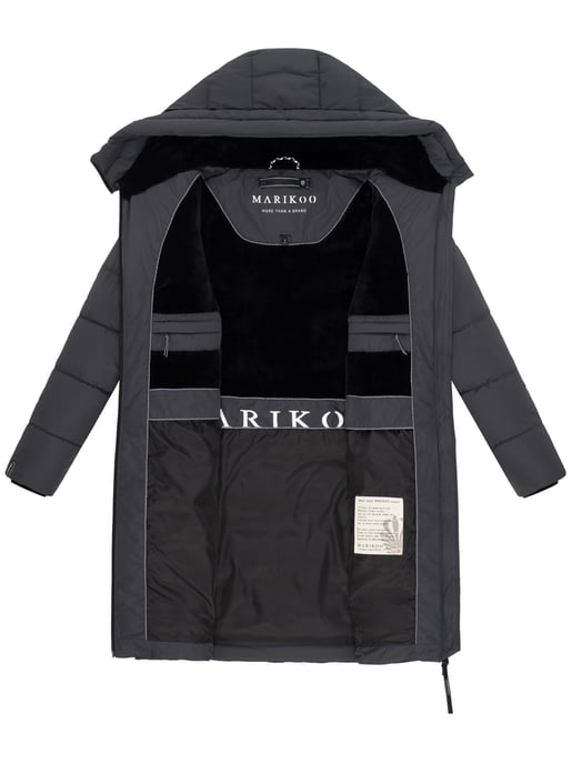 Marikoo Natsukoo women’s winter coat – warm, teddy-lined & hooded - Image 5
