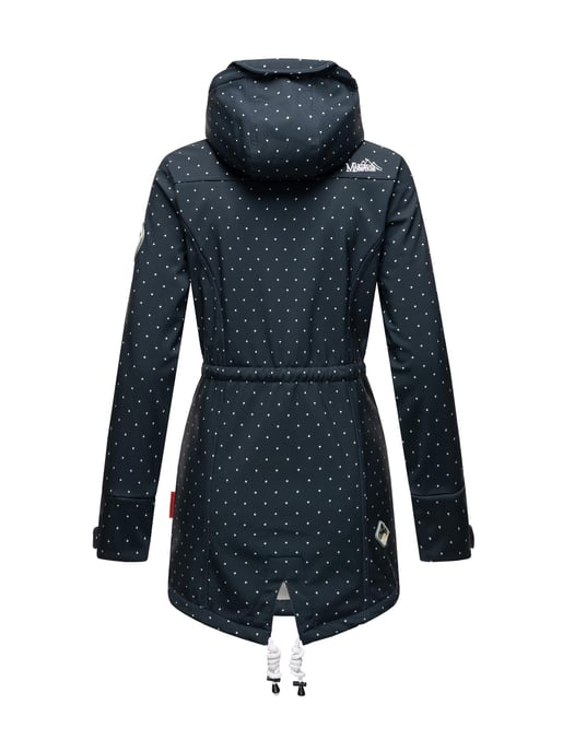 Marikoo long women’s quilted jacket Abendsternchen with detachable hood - Image 5