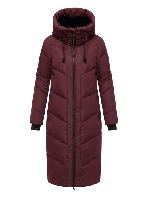 Marikoo Nadaree dames winterjas – lang, warm & met capuchon - Image 2