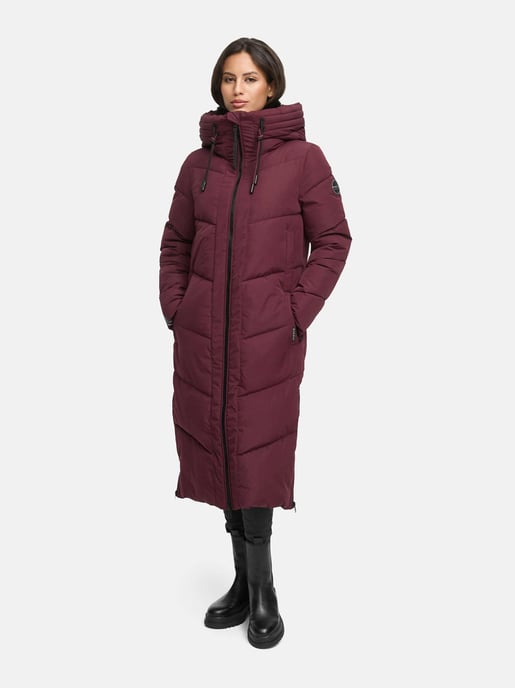 Marikoo Nadaree dames winterjas – lang, warm & met capuchon - Image 6