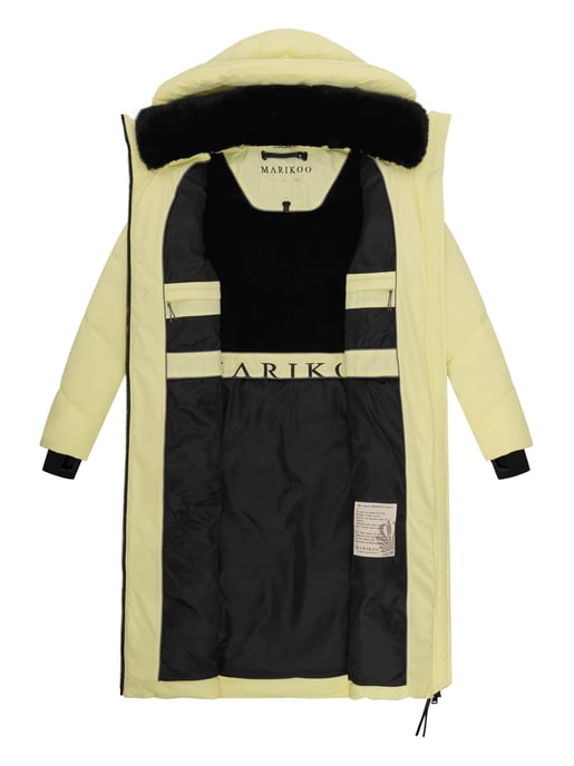 Marikoo Nadaree dames winterjas – lang, warm & met capuchon - Image 5