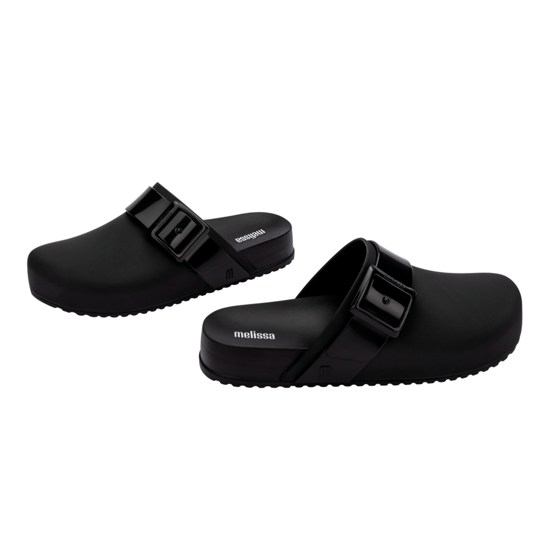 Cozy Clog Slip On Shoes in Black - Image 2